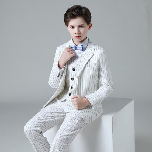 Polyester Boy Leisure Suit mixed colors Set