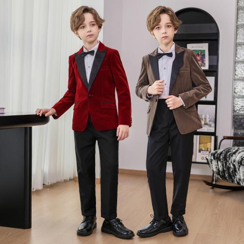 Polyester Boy Leisure Suit & four piece Set