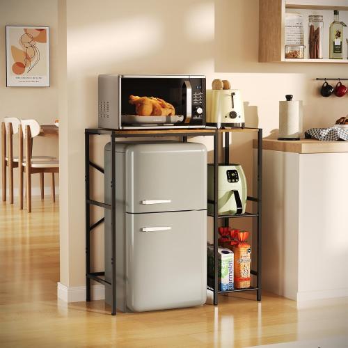 Wood & Iron Shelf black and brown PC