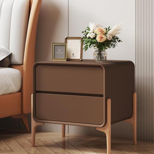 Solid Wood Bedside Cabinet for storage & durable PC