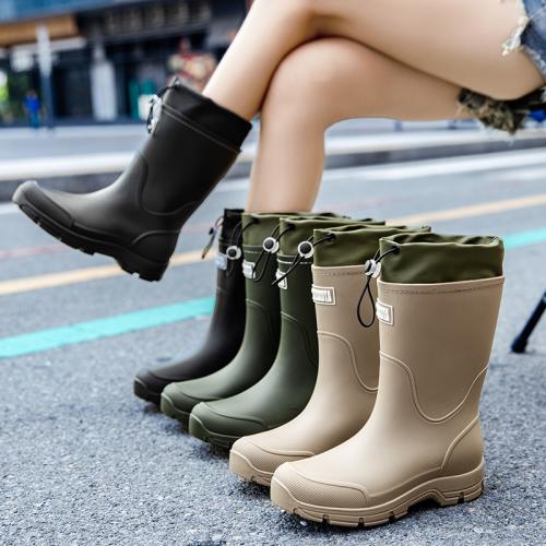 PVC Rain Boots & anti-skidding Pair