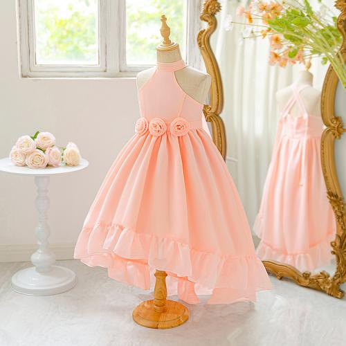 Polyester Children Princess Costume Cute pink PC