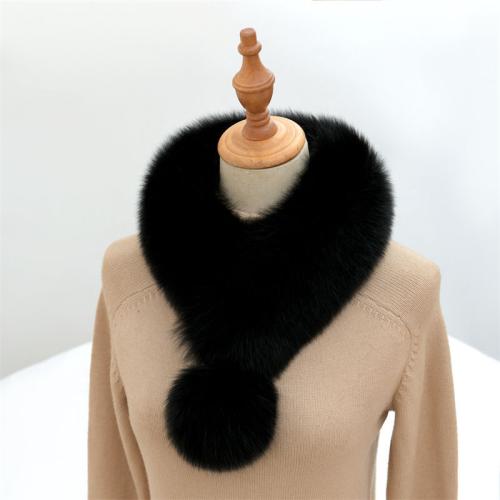 Artificial Fur & Polyester Women Scarf thicken & thermal PC