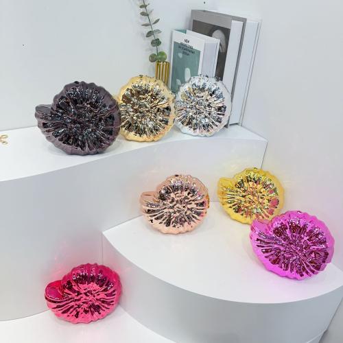 PVC Shell Shape Clutch Bag with chain PC