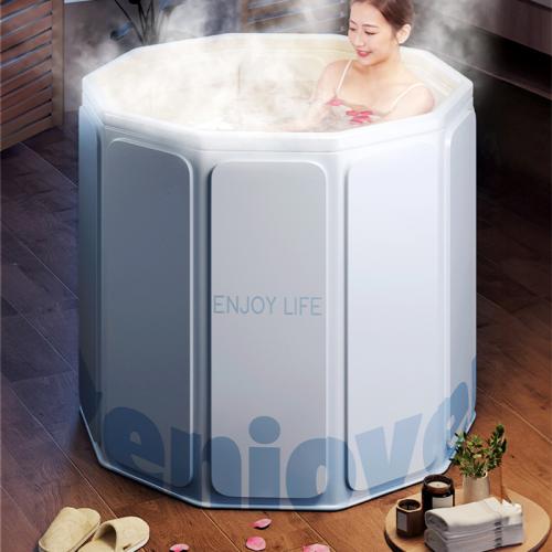 PVC heat preservation Foldable Bathtub durable printed letter PC