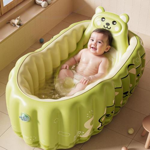 PVC foldable Baby Bathtub printed Cartoon PC
