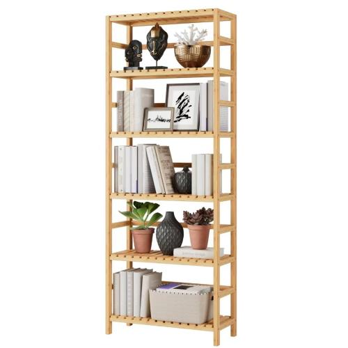 Wood Shelf for storage & durable & large capacity khaki PC