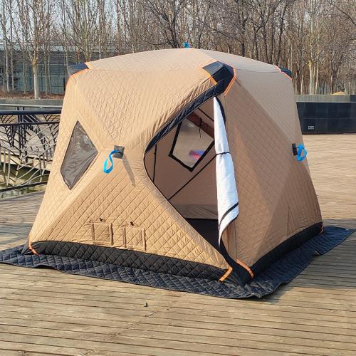 Oxford windproof Tent large capacity & portable & thickening & thermal Fiberglass & Cotton PC