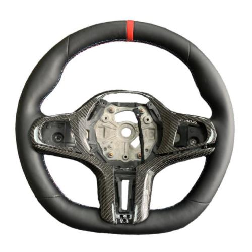 Heat Leather Carbon Fiber Steering Wheel For BMW G30 F87 G20 G28 G22 F87 G80 F90
