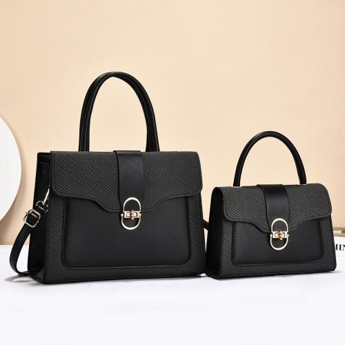 PU Leather Box Bag Bag Suit two piece Set