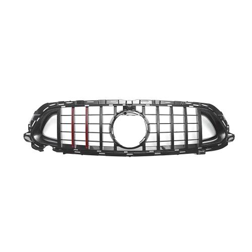 For Mercedes E-Class W213 S213 21+ Black Front Grille Panchinana GT Style