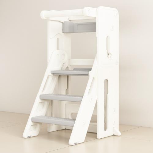 Plastic foldable Kids Footstool detachable & anti-skidding PC