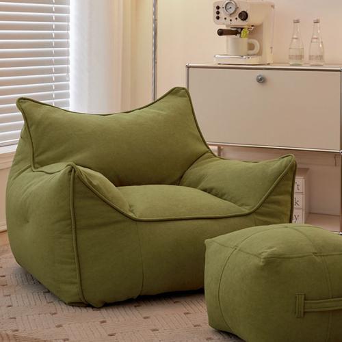 Cloth & Expanded Polystyrene single & Soft Lazy Sofa Solid PC