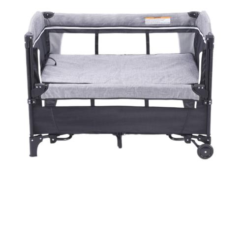 Cloth foldable Baby Crib Plastic mixed colors Set