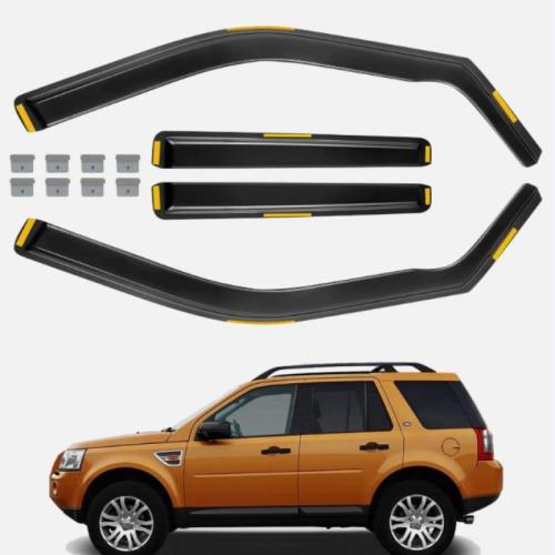 4pcs Wind Deflectors For Land Rover Freelander MK2 2006-2014 5 Door SUV W/ Clips