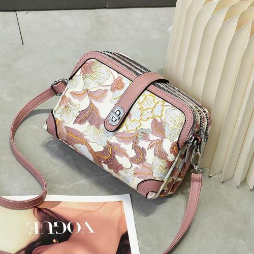 PU Leather cross body & Printed Shoulder Bag PU Leather PC