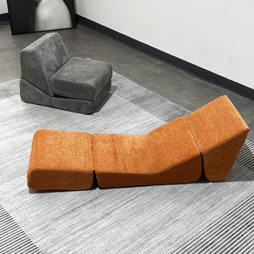 Sponge & Corduroy single & Soft Compression Sofa Solid PC