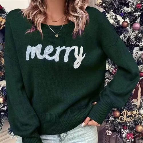 Acrylic Women Sweater christmas design & loose PC