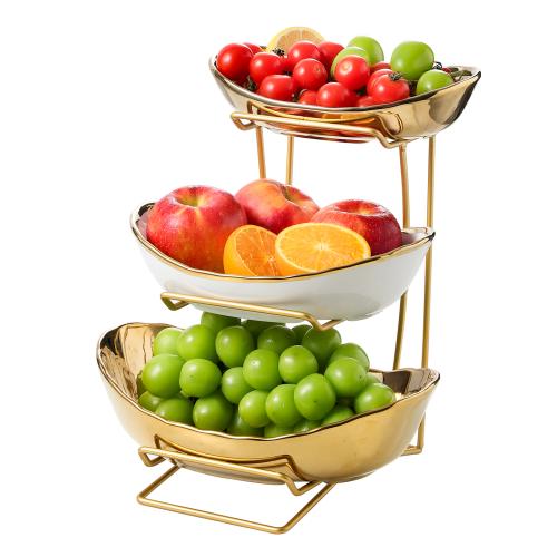 Ceramics Dried Fruit Plate durable Solid Set