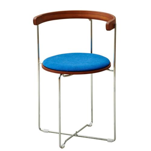 Linen & Stainless Steel & Wood Foldable Stool durable PC