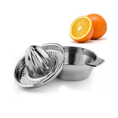 Stainless Steel Manual Juicer durable & portable silver PC
