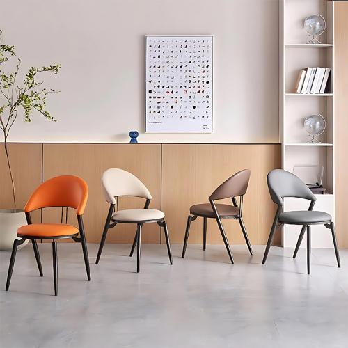 Carbon Steel & Sponge & PU Leather single & Soft Casual House Chair Solid Lot