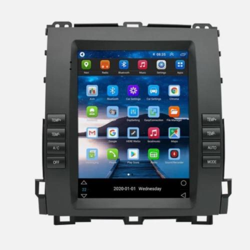 For Toyota Land Cruiser Prado Lexus GX470 Car Stereo Radio Player GPS Android
