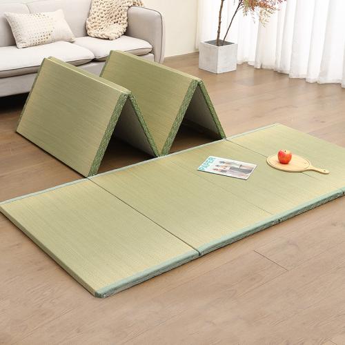 Straw & Cotton dampproof & foldable Floor Mat & anti-skidding PC