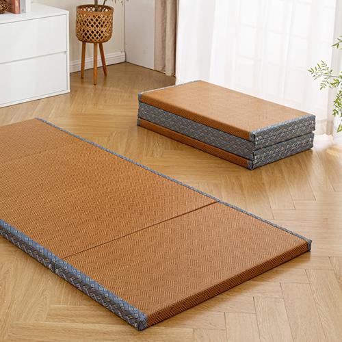 Rattan & Cloth foldable Bed Mattress & breathable PC