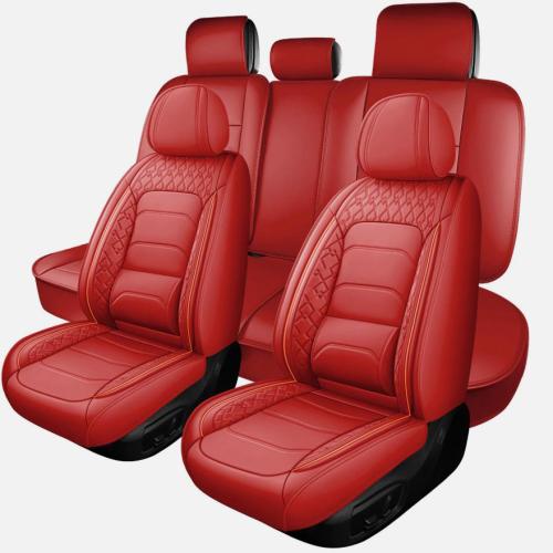 Waterproof PU Leather Car 5 Seat Covers Full Set Interior Protector Universal