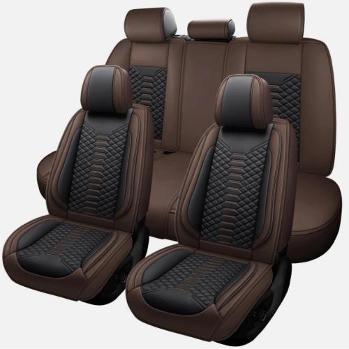 For Ford F150 F250 F350 F450 Car Seat Covers Leather Front Rear Full Set