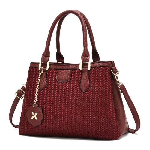 PU Leather cross body Handbag large capacity PC