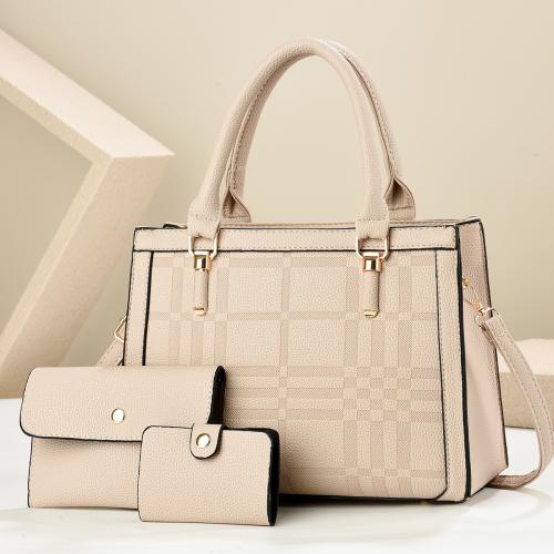 PU Leather Tote Bag Bag Suit three piece Set