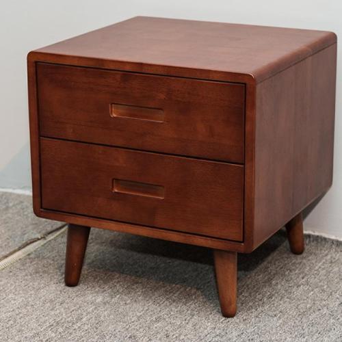 Solid Wood Bedside Cabinet dustproof & double layer PC