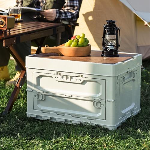 Polypropylene-PP Storage Box Wood white PC