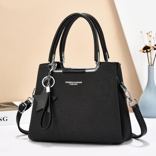 PU Leather Tote Bag Handbag attached with hanging strap PC