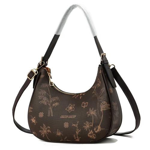 PU Leather Printed & Easy Matching Shoulder Bag attached with hanging strap PC