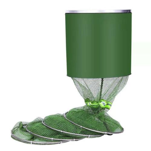 Nylon Fishing Basket Stainless Steel green PC