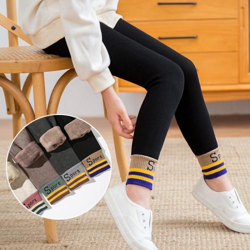 Berber Fleece & Combed Cotton Girl Leggings PC