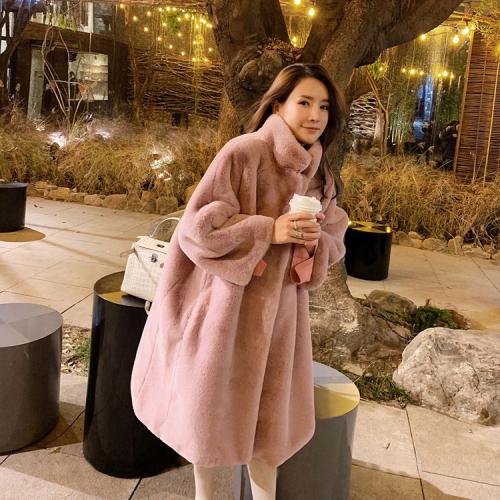 Artificial Fur Women Overcoat PC