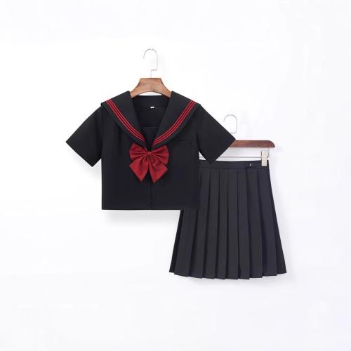 Acetate Fiber Women Sailor Suit & two piece & loose PC