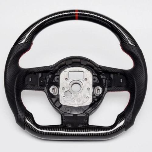 Real carbon fiber Customized Sport Steering Wheel  Fits For Audi TT TTRS R8 SQ5 2008-2015