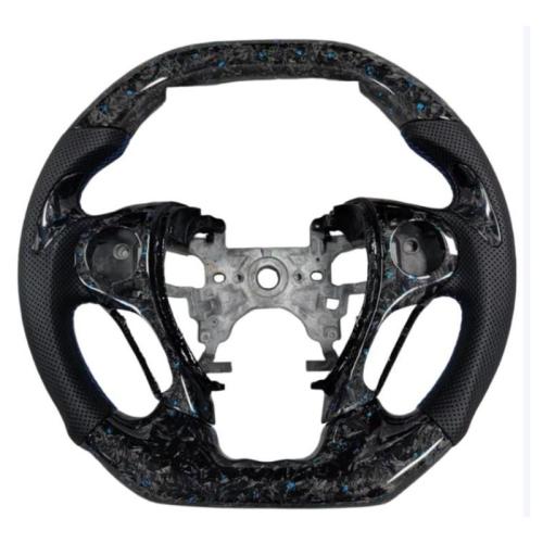 Forged Carbon Fiber black leather Steering Wheel For Honda  Accord 2013-2017