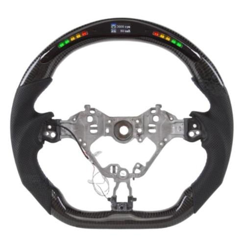 Carbon Fiber LED Flat Steering Wheel for Toyota 86 Subaru BRZ 2016-2025