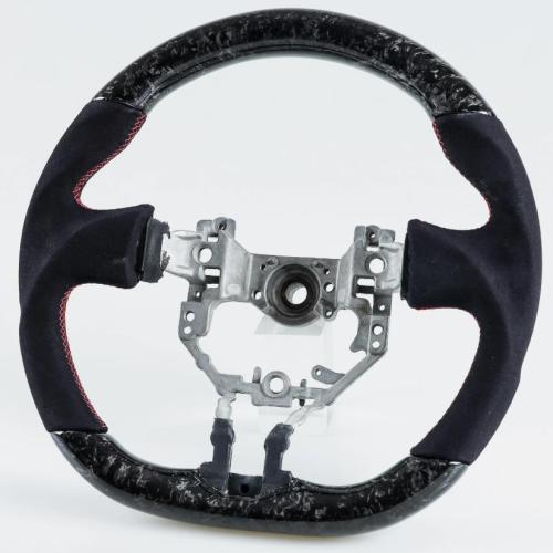 Forged Carbon Fiber Suede Steering Wheel For Toyota GT86 Subaru BRZ Scion FR-S