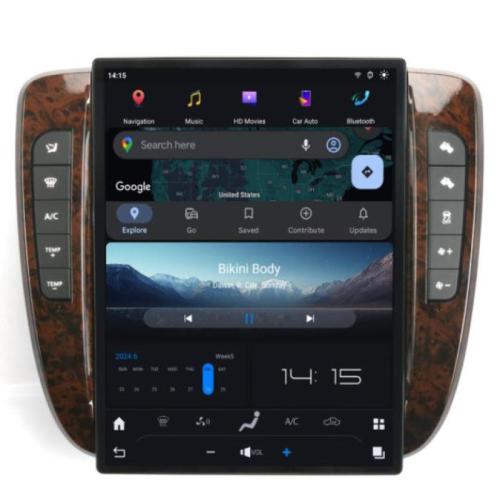 13.  Android Vertical Screen GPS Stereo For GMC Yukon 2007-2013