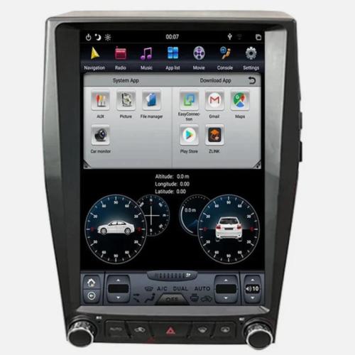 Fits For Tesla Screen 13.6inch Car GPS Navigation Radio Stereo For Ford Edge 2015-2019 4+64G