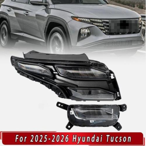 For Hyundai Tucson 2025-2026 Smoked LED Daytime Running Light Headlight RH Right