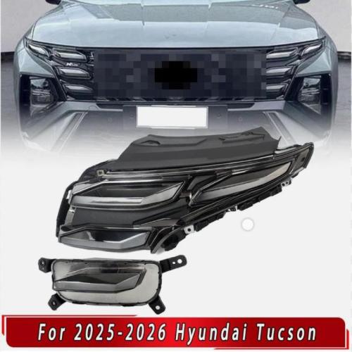 For 2025-2026 Hyundai Tucson Smoked LED DRL Daytime Running Light Lamp LH Left