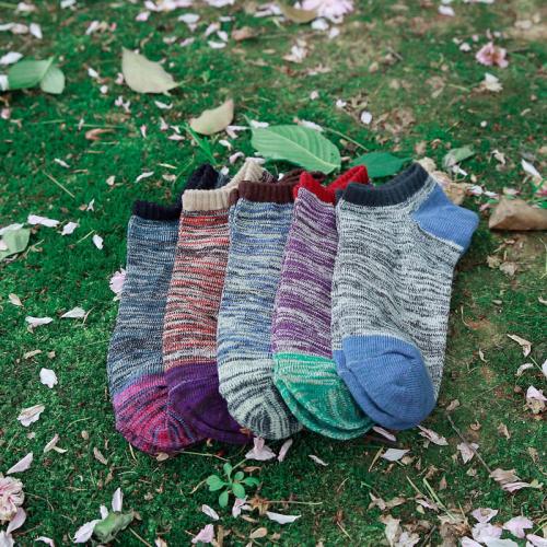 Cotton Men Boat Socks random color : Pair
